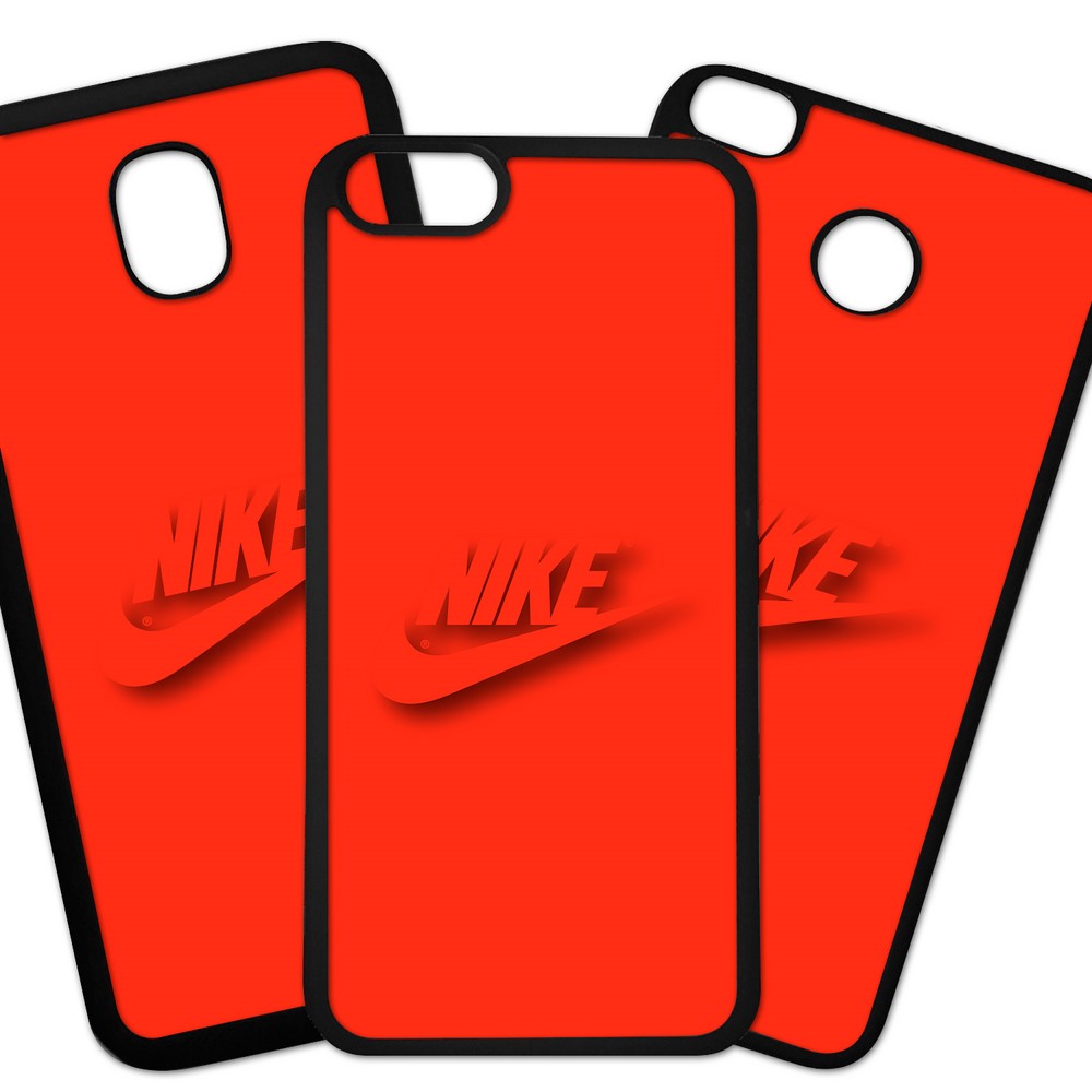 Carcasas De Móvil Fundas De Móviles De TPU Modelo Marca deporte Nike Logo rojo sobre rojo