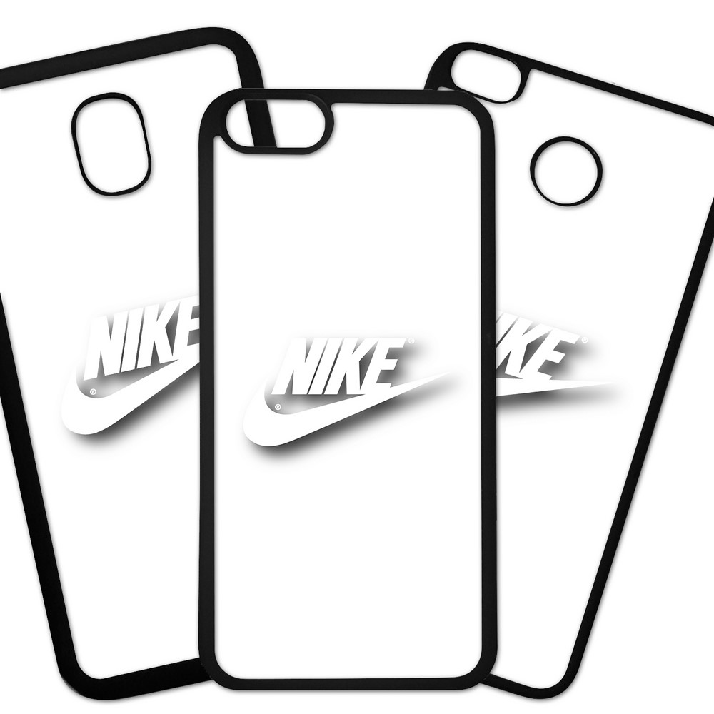 Carcasas De Móvil Fundas De Móviles De TPU Modelo Marca deporte Nike Logo blanco sobre blanco