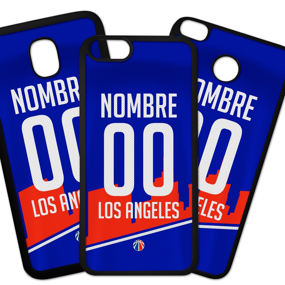 Carcasas De Mvil Fundas De Mviles De TPU Modelo Camiseta NBA Los Angeles Lakers  con tu nombre y tu numero