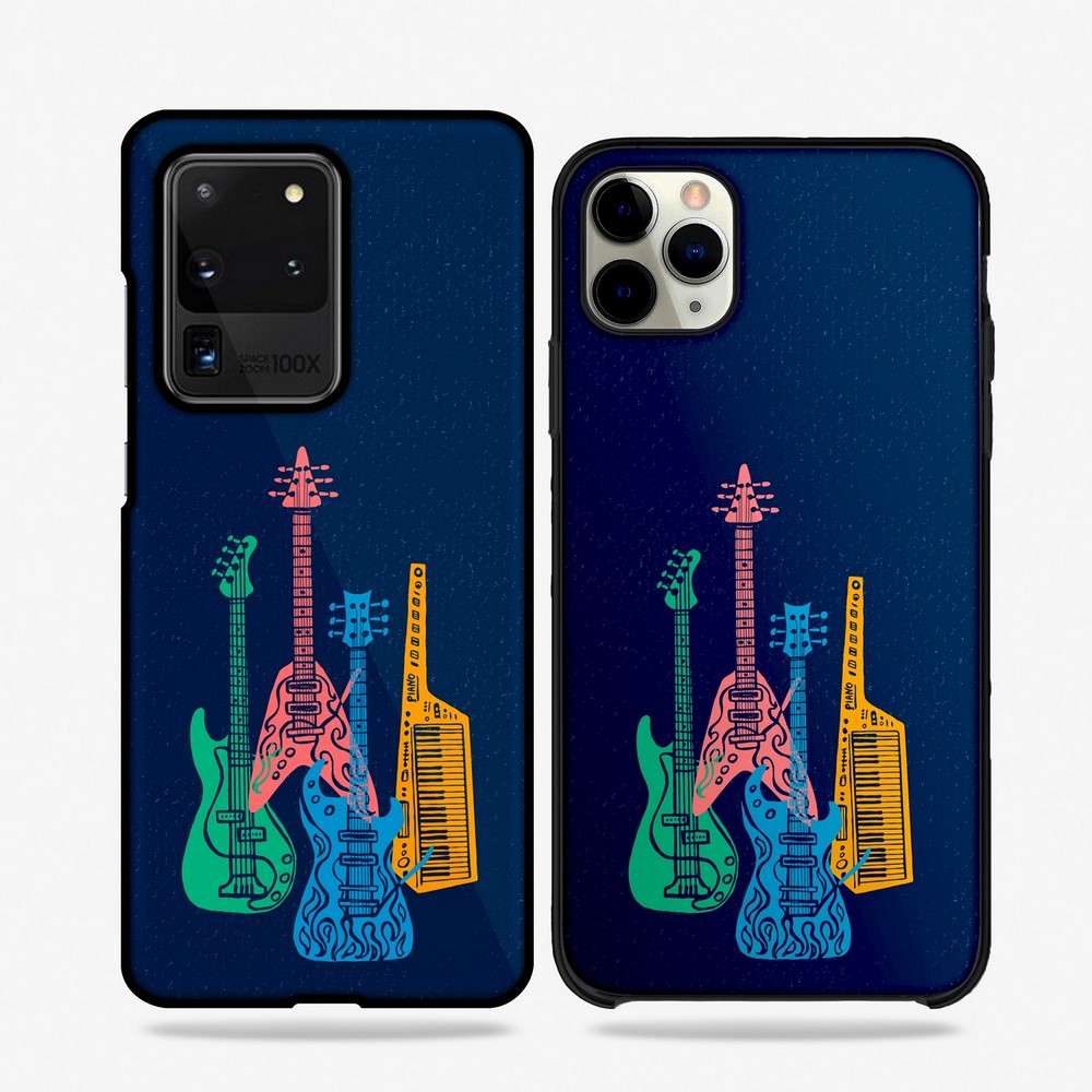 Carcasas De Mvil Fundas De Mviles De TPU Modelo Diseos musicales, grupos, instrumentos, rock,  pop , disco, dj