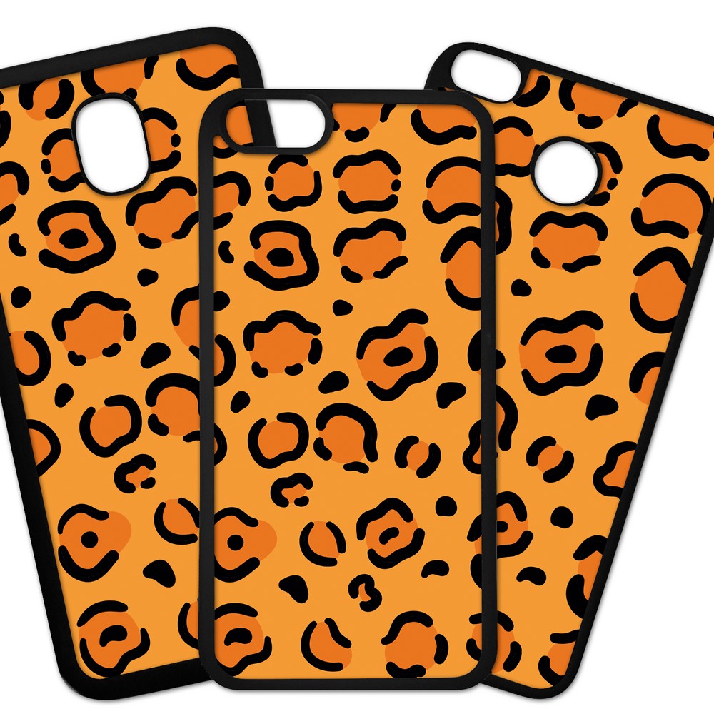 Carcasas De Móvil Fundas De Móviles De TPU Modelo Fondos colores dibujo originales diseño leopardo