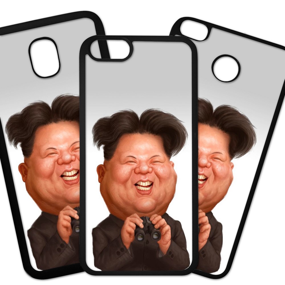 Carcasas De Móvil Fundas De Móviles De TPU Modelo Caricaturas de persojanes famosos de la musica, tv, cine , Kim Jong-un